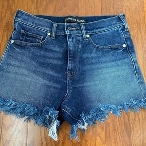 Express High Rise Jean Shorts Size 2